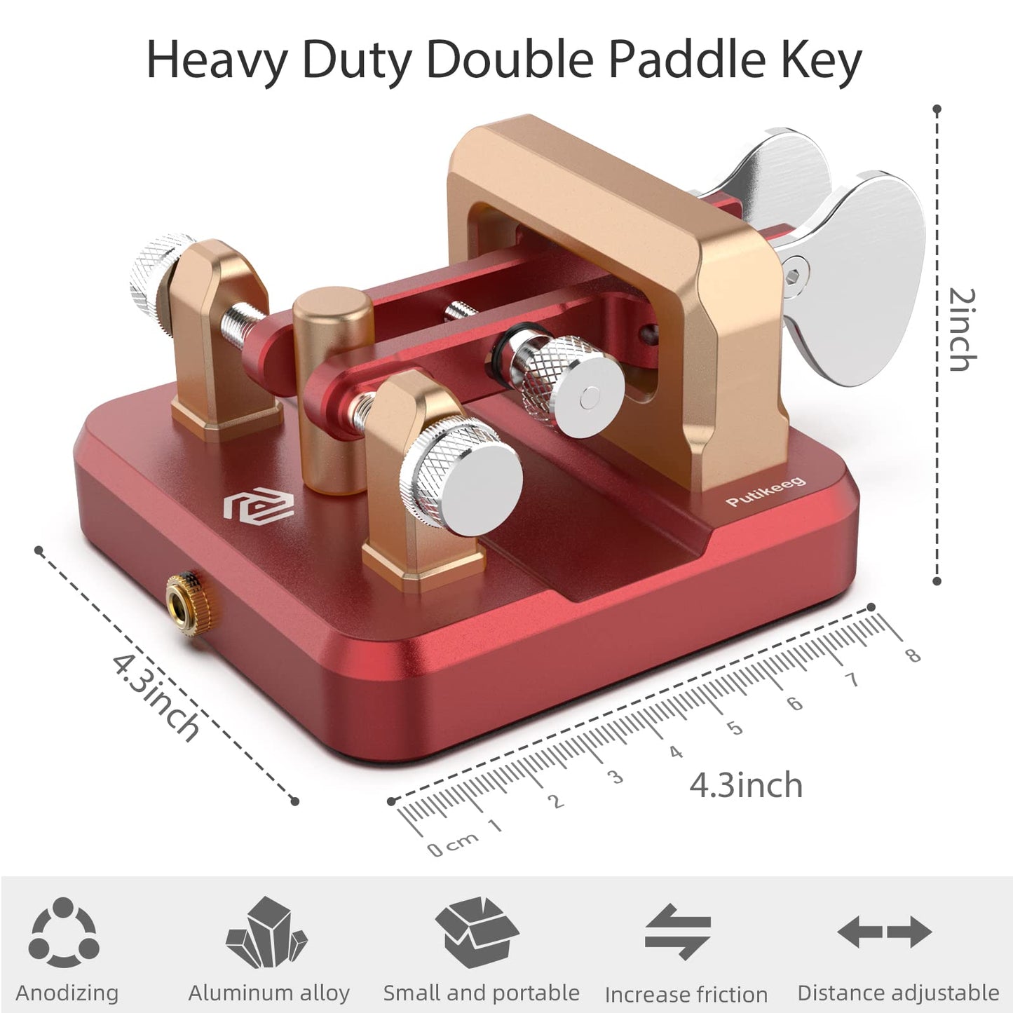 CW Key Automatic Double Paddle