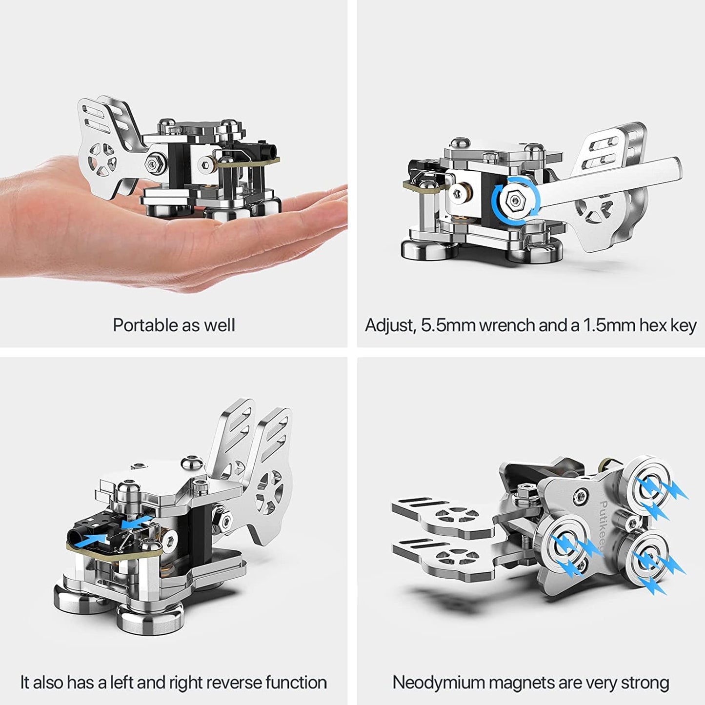 Mini CW Key  Double Paddle Morse Key