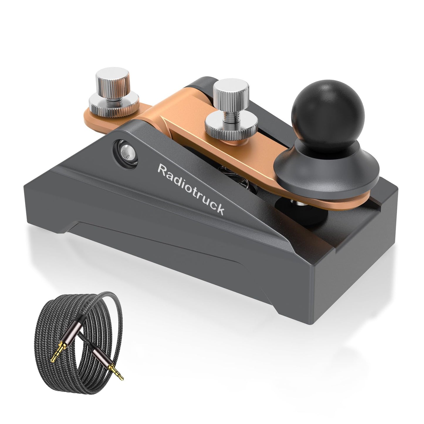 CW Morse Code Keys: Precision and Comfort Exquisite PC board with 3.5mm stereo receptacle. Dual magnetic return force (400g-1000g). Adjustable Dit & DAH paddle distances. Non-slip pads and weighted base for stability.Ideal for radio enthusiasts, CW Morse code keys offer enhanced performance and comfort.