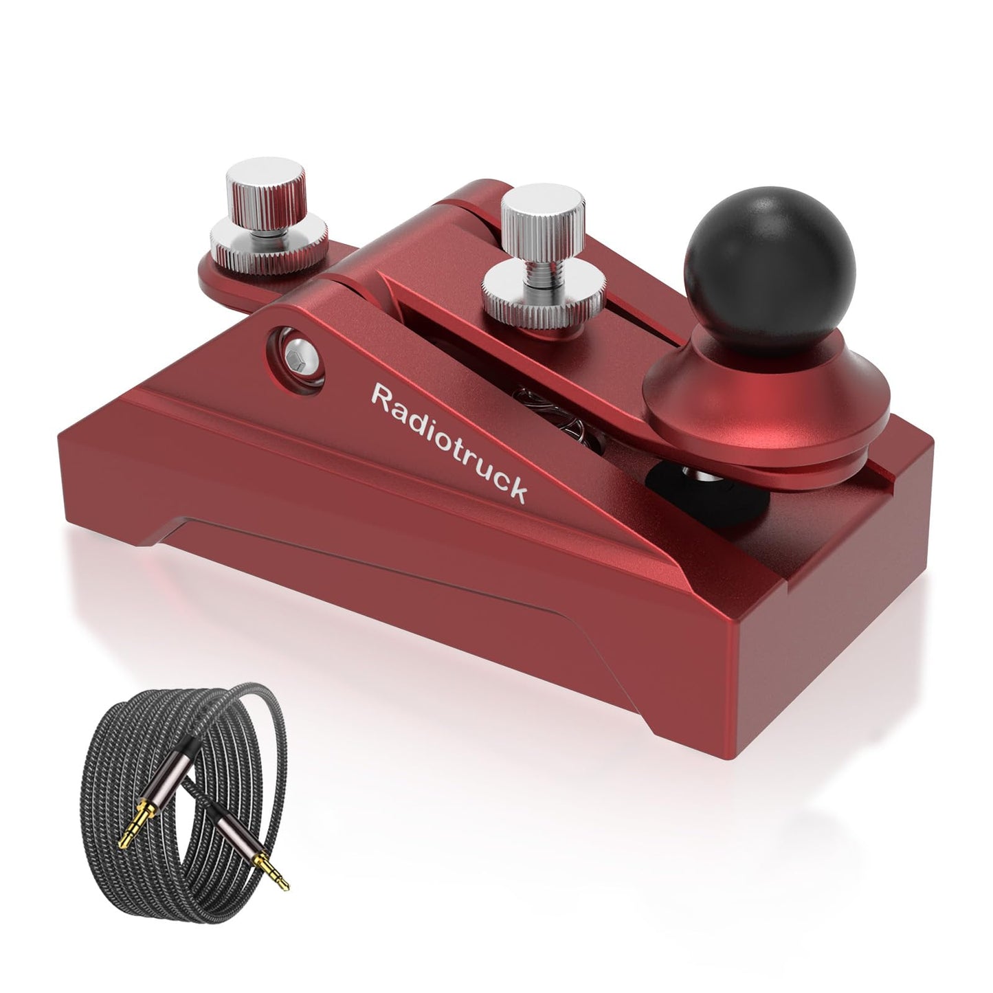CW Morse Code Keys: Precision and Comfort Exquisite PC board with 3.5mm stereo receptacle. Dual magnetic return force (400g-1000g). Adjustable Dit & DAH paddle distances. Non-slip pads and weighted base for stability.Ideal for radio enthusiasts, CW Morse code keys offer enhanced performance and comfort.