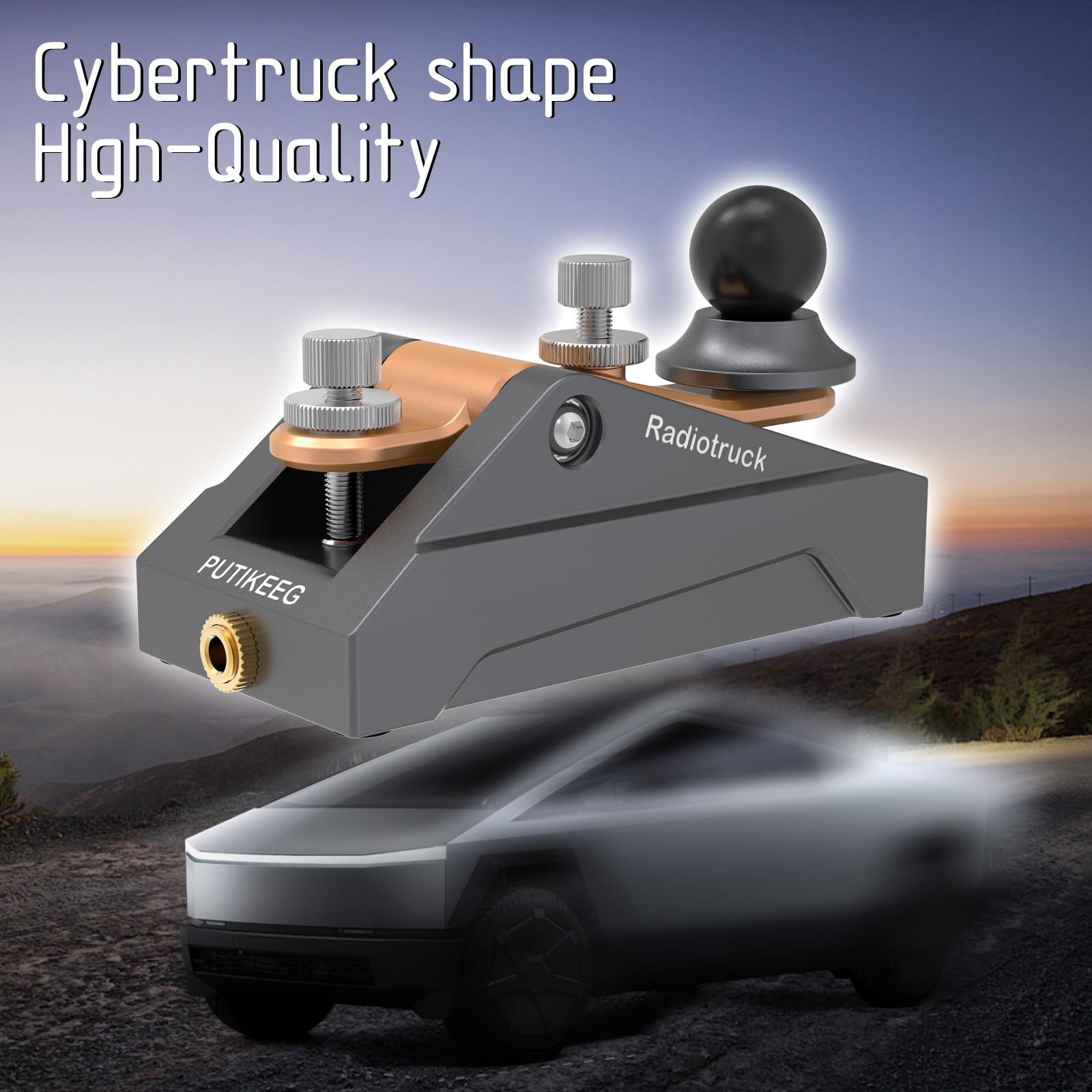 Discover precision with this fully adjustable Morse code key. Crafted from 6061T6 aluminum alloy, anodized for durability. Ergonomic design ensures comfort during extended use. Solid CNC machined from billet aluminum for reliability. Ideal for radio enthusiasts, beginners, and outdoor activities like POTA, SOTA, LOTA. Compact and portable for easy carrying in any radio setup.