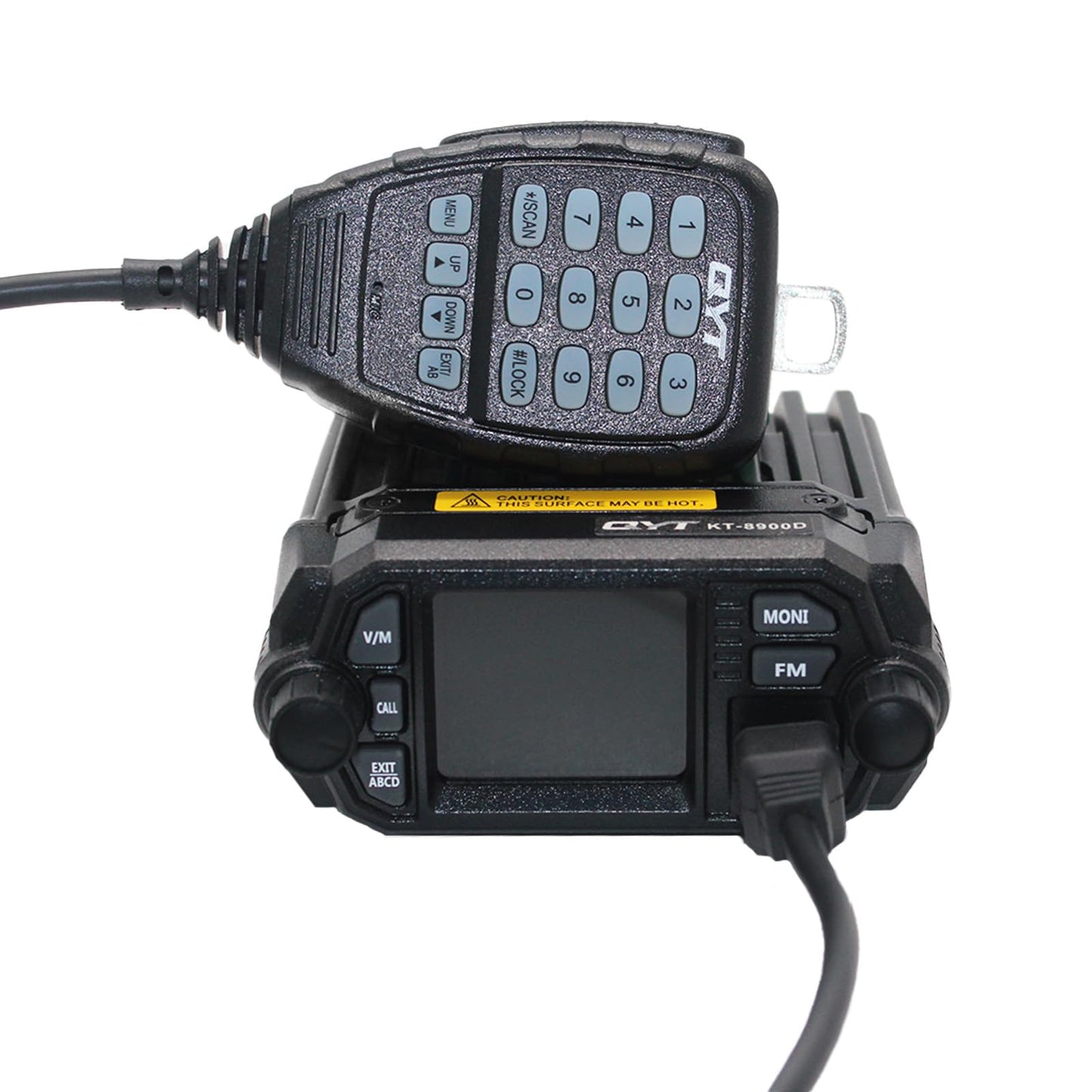 KT-8900D: Mini, lightweight mobile transceiver, upgraded from KT-8900. Features include a larger LCD, cooling fan, long-distance capability. Easy CHIRP or MIKLOR software programming for Windows 7/8/10. Kit includes radio, speaker mic, DC cable, brackets, mounting hardware, user guide, and programming cable.