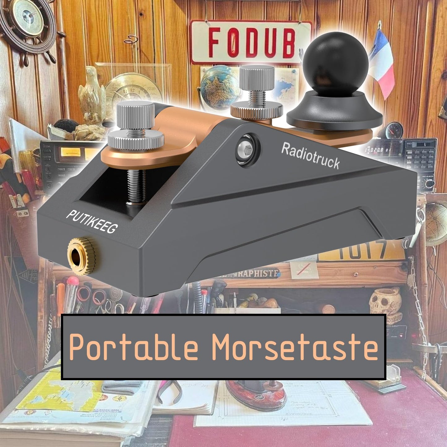 CW Morse Code Keys: Precision and Comfort Exquisite PC board with 3.5mm stereo receptacle. Dual magnetic return force (400g-1000g). Adjustable Dit & DAH paddle distances. Non-slip pads and weighted base for stability.Ideal for radio enthusiasts, CW Morse code keys offer enhanced performance and comfort.