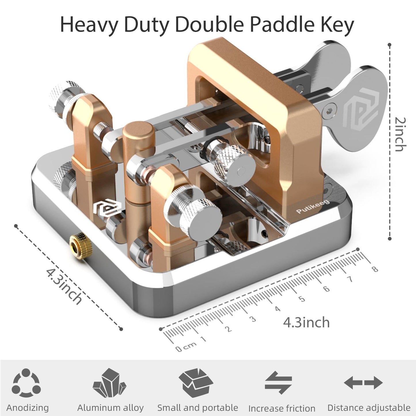 CW Key Automatic Double Paddle