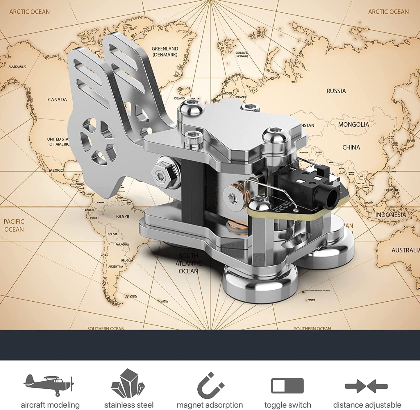 Mini CW Key  Double Paddle Morse Key