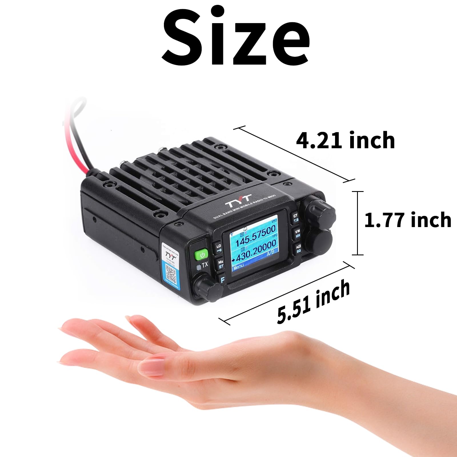 Car Radios Transceiver: TH-8600 Mobile Transceiver, 25W/20W power, VHF (144-148MHz/2m) and UHF (420-450MHz/70cm) frequencies. Compact, IP67 waterproof, with CTCSS/DSC, DTMF, and 200 memory channels. USB charging and ideal for multi-directional signal transmission.