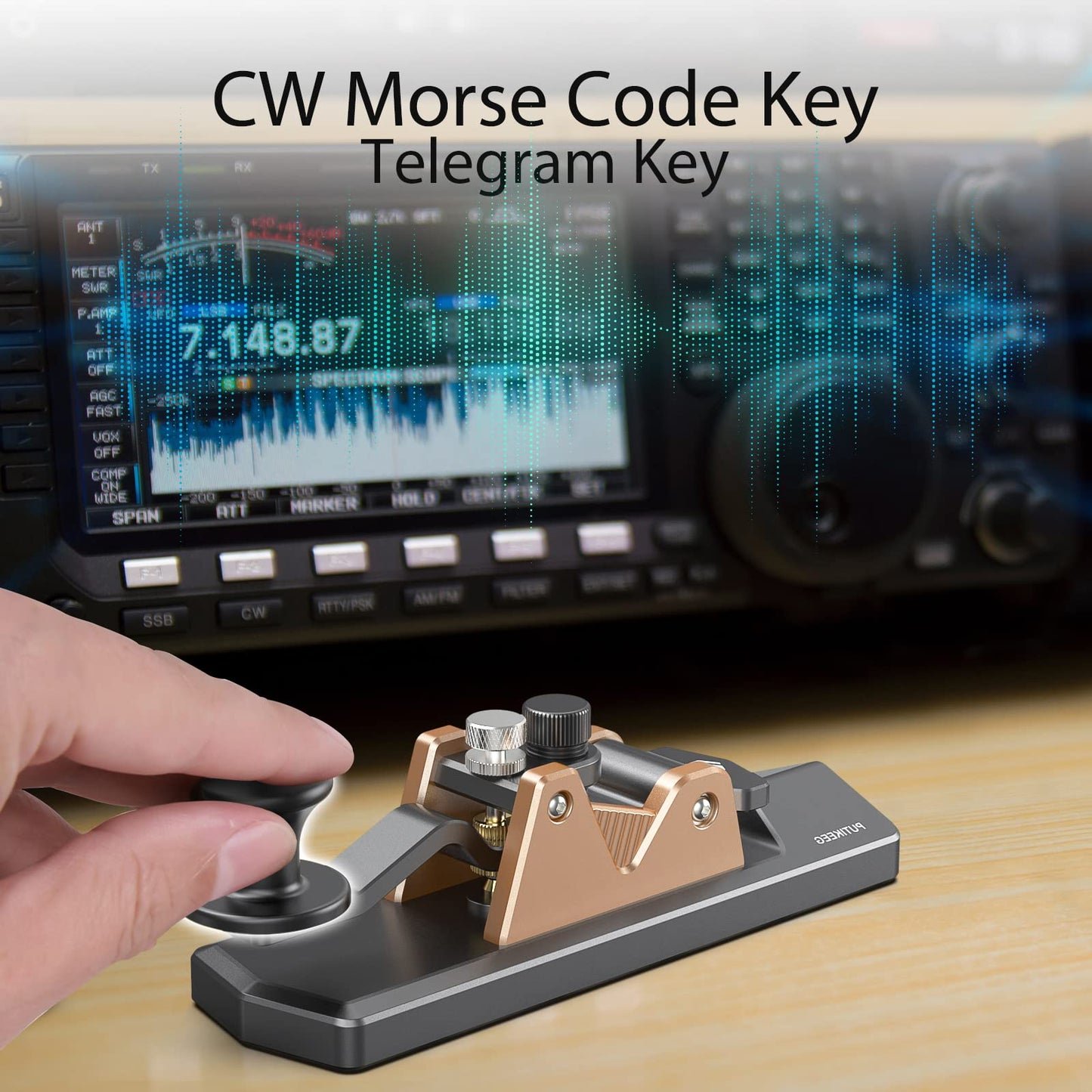 Upgrade your telegraph key with this high-quality CW Straight Keys Buttons Replacement Head Accessories 08Round replacement. The easy installation with stainless steel screws ensures stability, making it compatible with most PUTIKEEG straight keys for enhanced telegraph communication.