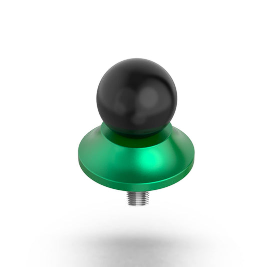 This 06 Green pushbutton replacement head is a universal fitting designed for Putikeeg Morse Straight Keys.