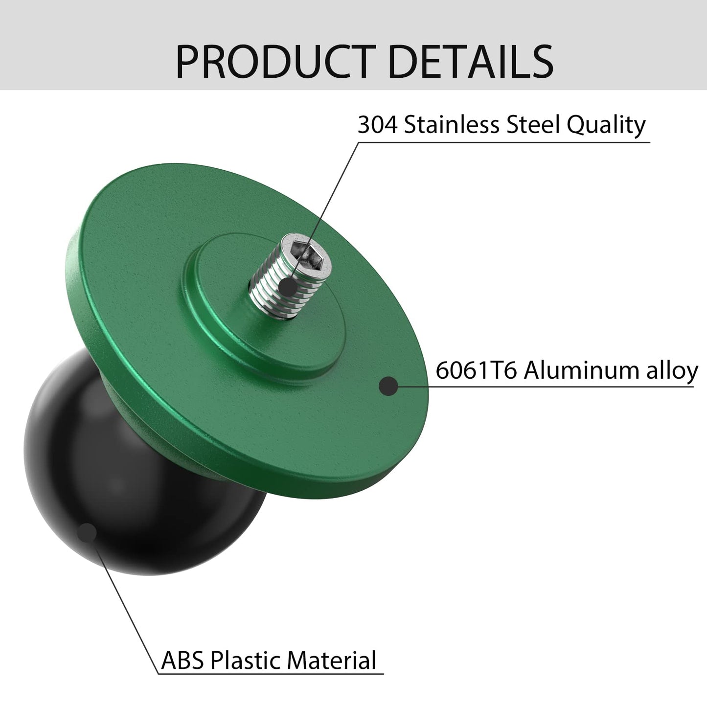 This 06 Green pushbutton replacement head is a universal fitting designed for Putikeeg Morse Straight Keys.